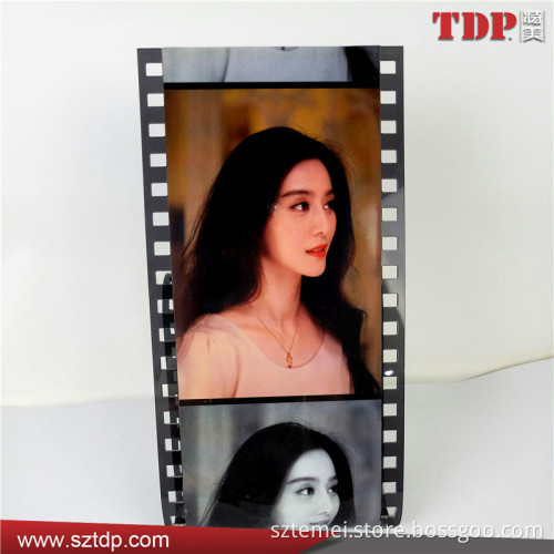 Wholesale 2016 Film Style Black Curved Acrylic Photo Frame Plexiglass Picture Frame